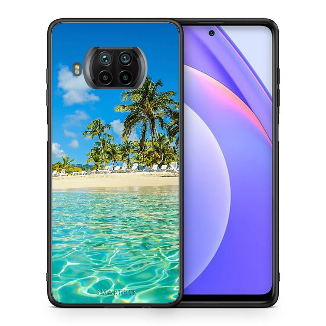 Θήκη Xiaomi Mi 10T Lite Tropical Vibes από τη Smartfits με σχέδιο στο πίσω μέρος και μαύρο περίβλημα | Xiaomi Mi 10T Lite Tropical Vibes case with colorful back and black bezels