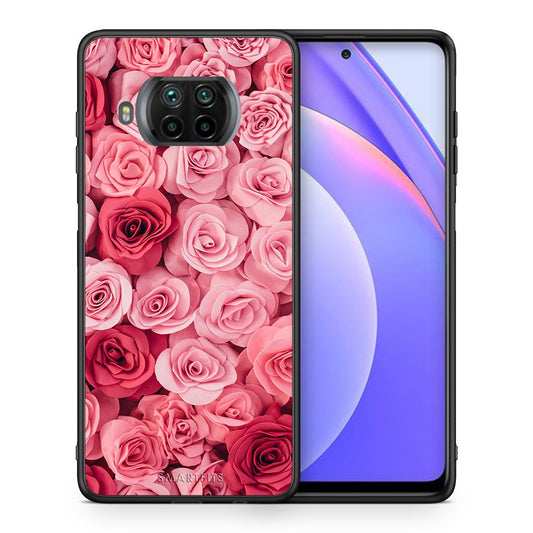 Θήκη Xiaomi Mi 10T Lite RoseGarden Valentine από τη Smartfits με σχέδιο στο πίσω μέρος και μαύρο περίβλημα | Xiaomi Mi 10T Lite RoseGarden Valentine case with colorful back and black bezels