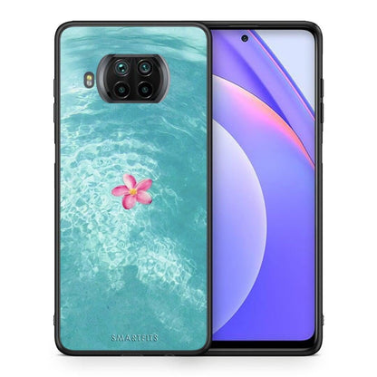 Θήκη Xiaomi Mi 10T Lite Water Flower από τη Smartfits με σχέδιο στο πίσω μέρος και μαύρο περίβλημα | Xiaomi Mi 10T Lite Water Flower case with colorful back and black bezels