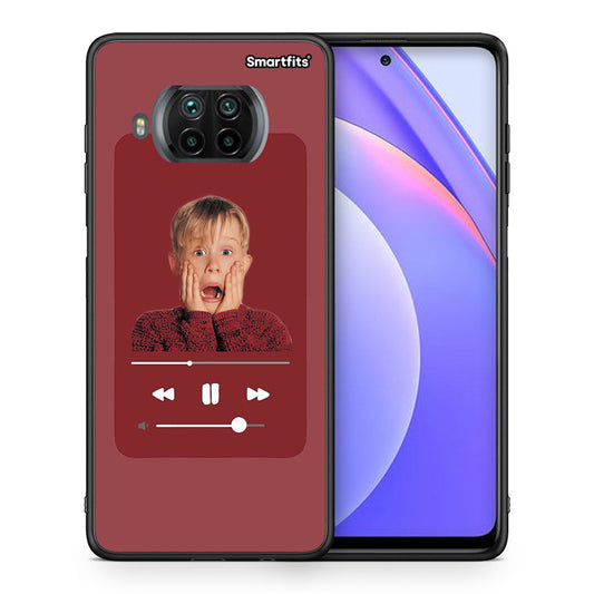 Θήκη Xiaomi Mi 10T Lite Xmas Alone Music από τη Smartfits με σχέδιο στο πίσω μέρος και μαύρο περίβλημα | Xiaomi Mi 10T Lite Xmas Alone Music case with colorful back and black bezels