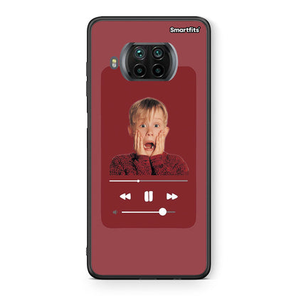 Θήκη Xiaomi Mi 10T Lite Xmas Alone Music από τη Smartfits με σχέδιο στο πίσω μέρος και μαύρο περίβλημα | Xiaomi Mi 10T Lite Xmas Alone Music case with colorful back and black bezels
