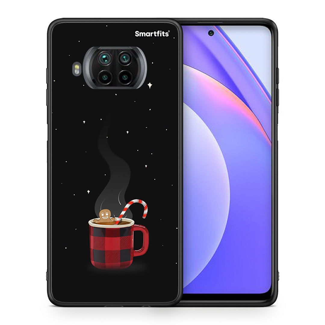 Θήκη Xiaomi Mi 10T Lite Xmas Bathing από τη Smartfits με σχέδιο στο πίσω μέρος και μαύρο περίβλημα | Xiaomi Mi 10T Lite Xmas Bathing case with colorful back and black bezels