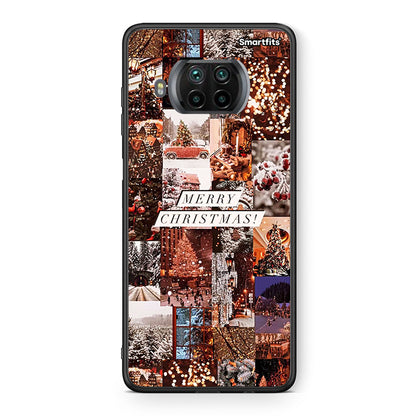 Θήκη Xiaomi Mi 10T Lite Xmas Collage από τη Smartfits με σχέδιο στο πίσω μέρος και μαύρο περίβλημα | Xiaomi Mi 10T Lite Xmas Collage case with colorful back and black bezels