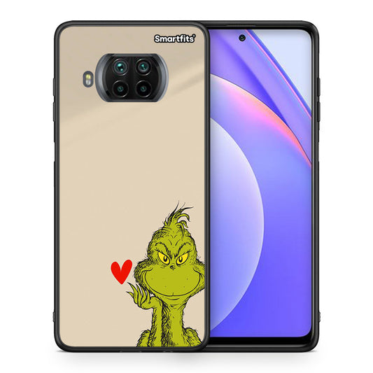 Θήκη Xiaomi Mi 10T Lite Xmas Grinch από τη Smartfits με σχέδιο στο πίσω μέρος και μαύρο περίβλημα | Xiaomi Mi 10T Lite Xmas Grinch case with colorful back and black bezels