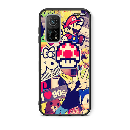 Θήκη Xiaomi Mi 10T/10T Pro Love The 90s από τη Smartfits με σχέδιο στο πίσω μέρος και μαύρο περίβλημα | Xiaomi Mi 10T/10T Pro Love The 90s case with colorful back and black bezels