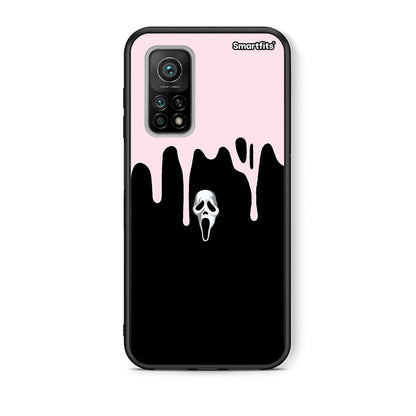 Θήκη Xiaomi Mi 10T / 10T Pro Melting Halloween Mask από τη Smartfits με σχέδιο στο πίσω μέρος και μαύρο περίβλημα | Xiaomi Mi 10T / 10T Pro Melting Halloween Mask case with colorful back and black bezels