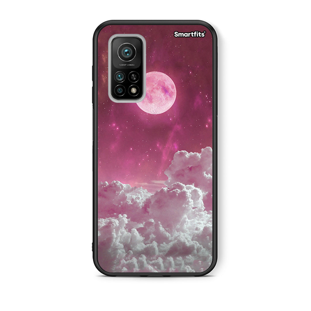 Θήκη Xiaomi Mi 10T / 10T Pro Pink Moon από τη Smartfits με σχέδιο στο πίσω μέρος και μαύρο περίβλημα | Xiaomi Mi 10T / 10T Pro Pink Moon case with colorful back and black bezels
