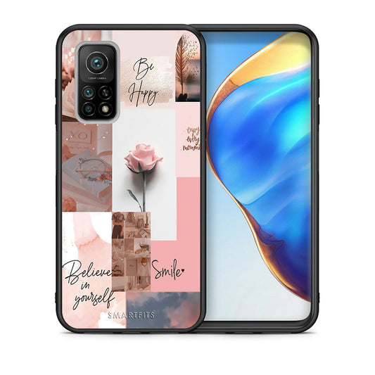 Θήκη Xiaomi Mi 10T/10T Pro Aesthetic Collage από τη Smartfits με σχέδιο στο πίσω μέρος και μαύρο περίβλημα | Xiaomi Mi 10T/10T Pro Aesthetic Collage case with colorful back and black bezels