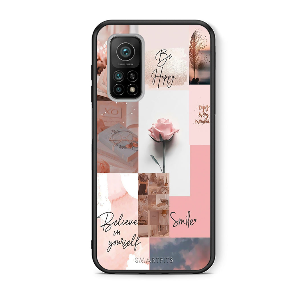 Θήκη Xiaomi Mi 10T/10T Pro Aesthetic Collage από τη Smartfits με σχέδιο στο πίσω μέρος και μαύρο περίβλημα | Xiaomi Mi 10T/10T Pro Aesthetic Collage case with colorful back and black bezels