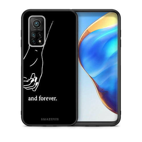 Θήκη Αγίου Βαλεντίνου Xiaomi Mi 10T / 10T Pro Always & Forever 2 από τη Smartfits με σχέδιο στο πίσω μέρος και μαύρο περίβλημα | Xiaomi Mi 10T / 10T Pro Always & Forever 2 case with colorful back and black bezels