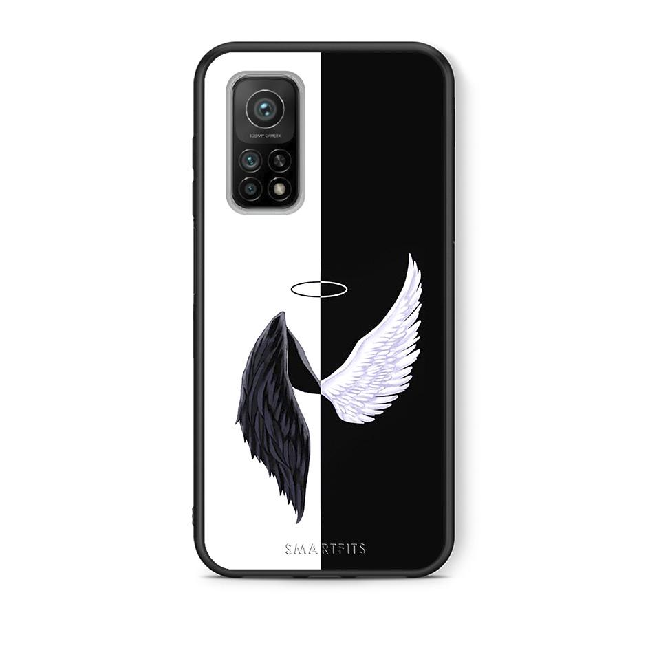 Θήκη Xiaomi Mi 10T/10T Pro Angels Demons από τη Smartfits με σχέδιο στο πίσω μέρος και μαύρο περίβλημα | Xiaomi Mi 10T/10T Pro Angels Demons case with colorful back and black bezels