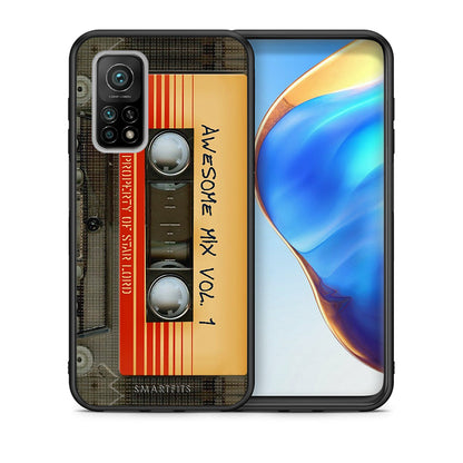 Θήκη Xiaomi Mi 10T/10T Pro Awesome Mix από τη Smartfits με σχέδιο στο πίσω μέρος και μαύρο περίβλημα | Xiaomi Mi 10T/10T Pro Awesome Mix case with colorful back and black bezels