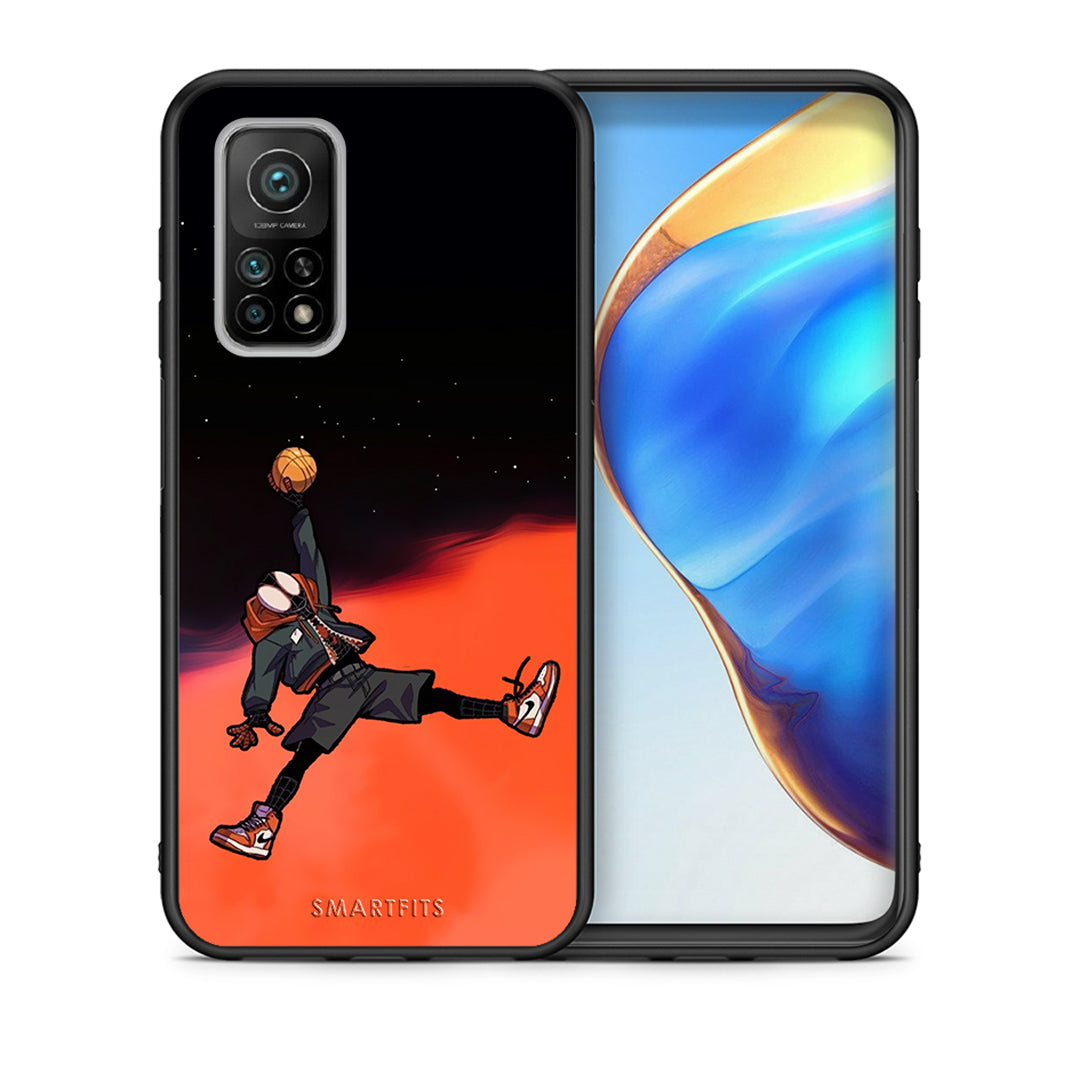 Θήκη Xiaomi Mi 10T/10T Pro Basketball Hero από τη Smartfits με σχέδιο στο πίσω μέρος και μαύρο περίβλημα | Xiaomi Mi 10T/10T Pro Basketball Hero case with colorful back and black bezels