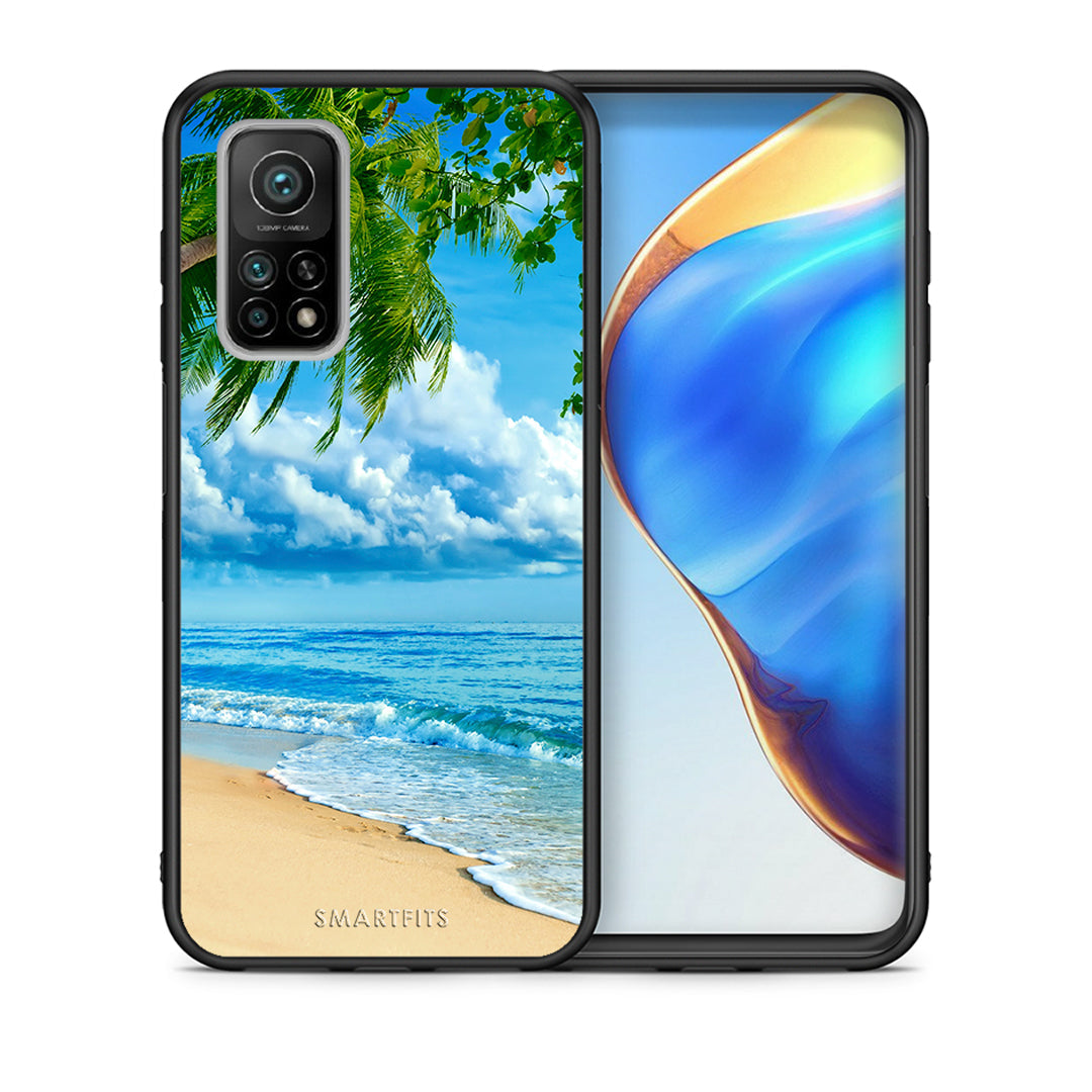 Θήκη Xiaomi Mi 10T/10T Pro Beautiful Beach από τη Smartfits με σχέδιο στο πίσω μέρος και μαύρο περίβλημα | Xiaomi Mi 10T/10T Pro Beautiful Beach case with colorful back and black bezels