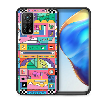 Θήκη Xiaomi Mi 10T/10T Pro Bubbles Soap από τη Smartfits με σχέδιο στο πίσω μέρος και μαύρο περίβλημα | Xiaomi Mi 10T/10T Pro Bubbles Soap case with colorful back and black bezels