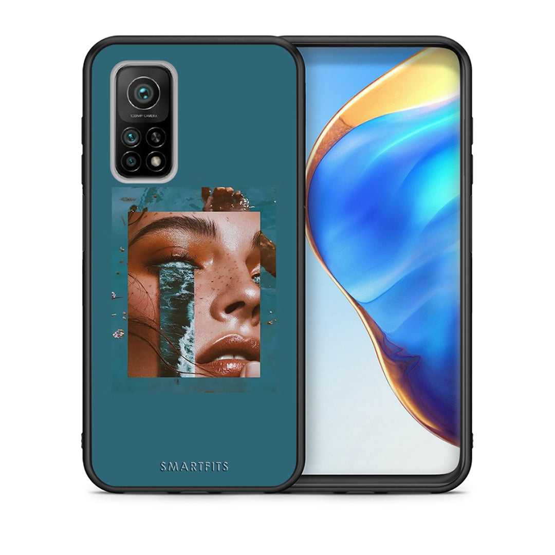 Θήκη Xiaomi Mi 10T/10T Pro Cry An Ocean από τη Smartfits με σχέδιο στο πίσω μέρος και μαύρο περίβλημα | Xiaomi Mi 10T/10T Pro Cry An Ocean case with colorful back and black bezels