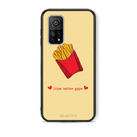 Thumbnail for Θήκη Αγίου Βαλεντίνου Xiaomi Mi 10T / 10T Pro Fries Before Guys από τη Smartfits με σχέδιο στο πίσω μέρος και μαύρο περίβλημα | Xiaomi Mi 10T / 10T Pro Fries Before Guys case with colorful back and black bezels