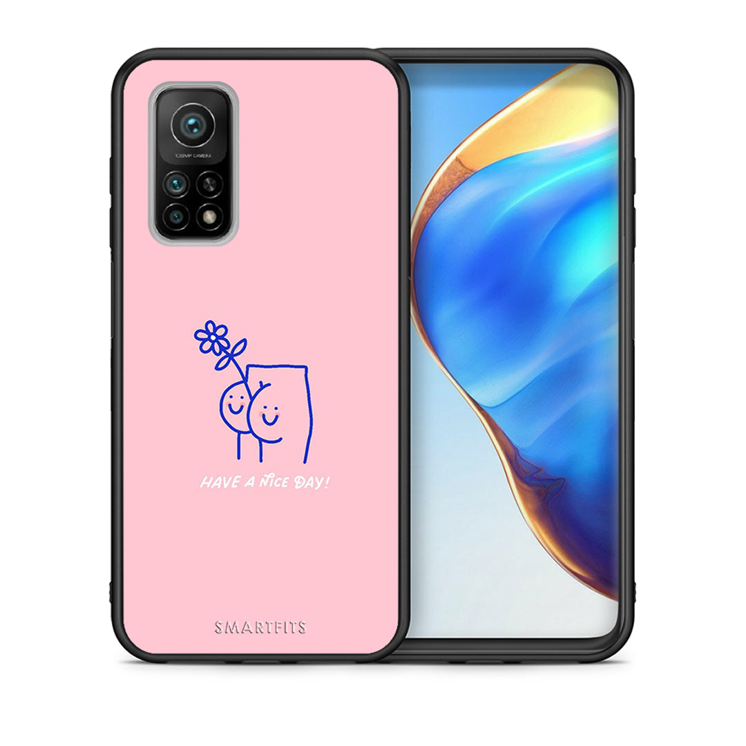 Θήκη Xiaomi Mi 10T/10T Pro Nice Day από τη Smartfits με σχέδιο στο πίσω μέρος και μαύρο περίβλημα | Xiaomi Mi 10T/10T Pro Nice Day case with colorful back and black bezels