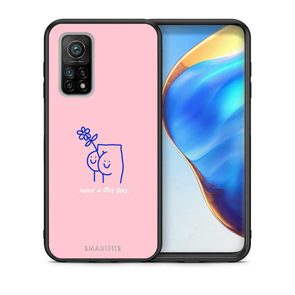 Θήκη Xiaomi Mi 10T/10T Pro Nice Day από τη Smartfits με σχέδιο στο πίσω μέρος και μαύρο περίβλημα | Xiaomi Mi 10T/10T Pro Nice Day case with colorful back and black bezels