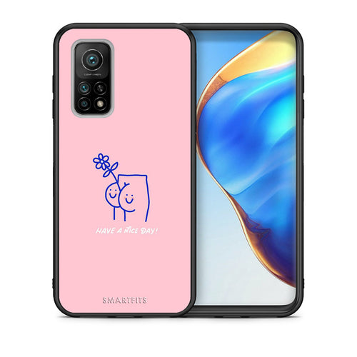 Θήκη Xiaomi Mi 10T/10T Pro Nice Day από τη Smartfits με σχέδιο στο πίσω μέρος και μαύρο περίβλημα | Xiaomi Mi 10T/10T Pro Nice Day case with colorful back and black bezels