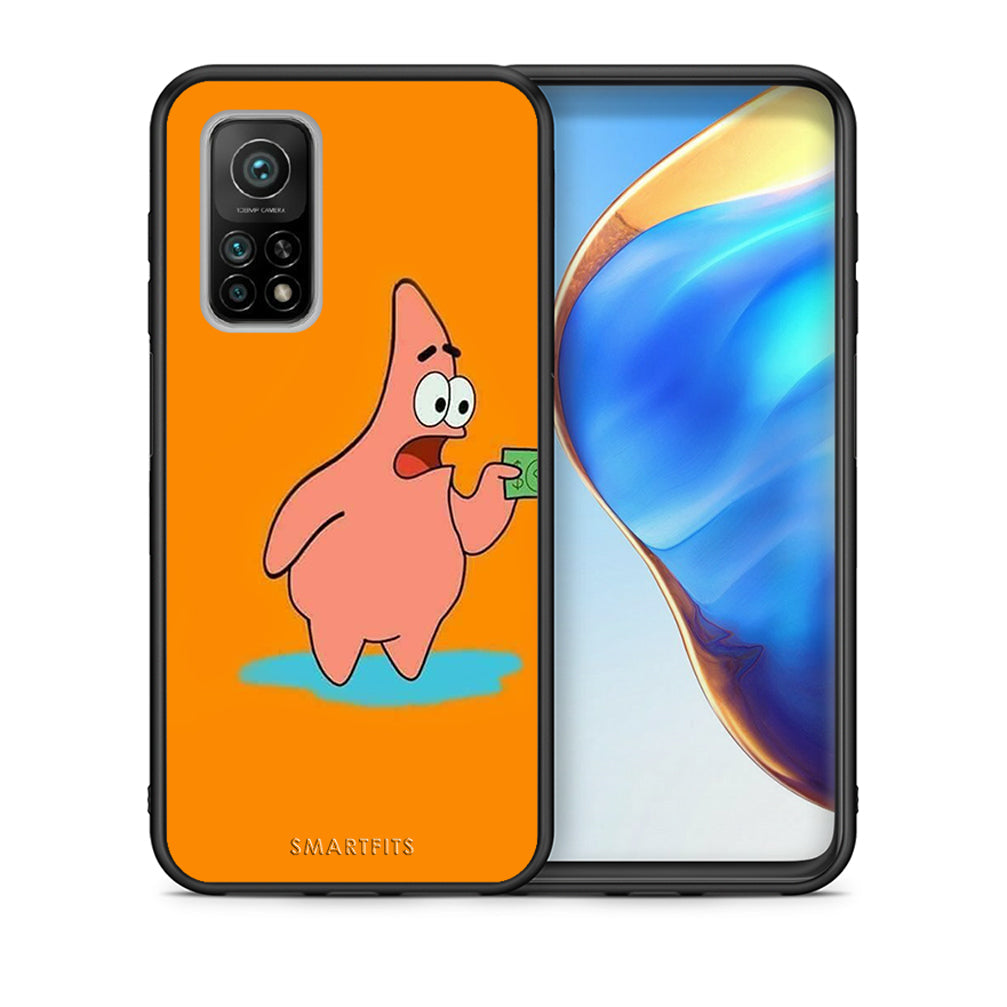 Θήκη Αγίου Βαλεντίνου Xiaomi Mi 10T / 10T Pro No Money 1 από τη Smartfits με σχέδιο στο πίσω μέρος και μαύρο περίβλημα | Xiaomi Mi 10T / 10T Pro No Money 1 case with colorful back and black bezels