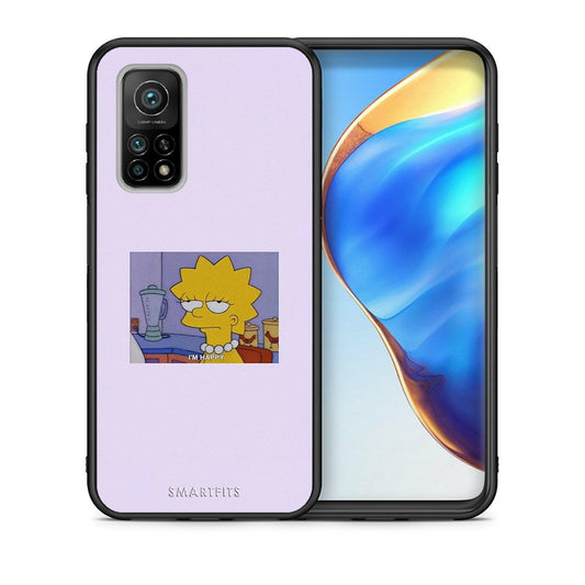 Θήκη Xiaomi Mi 10T/10T Pro So Happy από τη Smartfits με σχέδιο στο πίσω μέρος και μαύρο περίβλημα | Xiaomi Mi 10T/10T Pro So Happy case with colorful back and black bezels