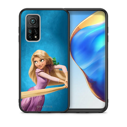 Θήκη Αγίου Βαλεντίνου Xiaomi Mi 10T / 10T Pro Tangled 2 από τη Smartfits με σχέδιο στο πίσω μέρος και μαύρο περίβλημα | Xiaomi Mi 10T / 10T Pro Tangled 2 case with colorful back and black bezels