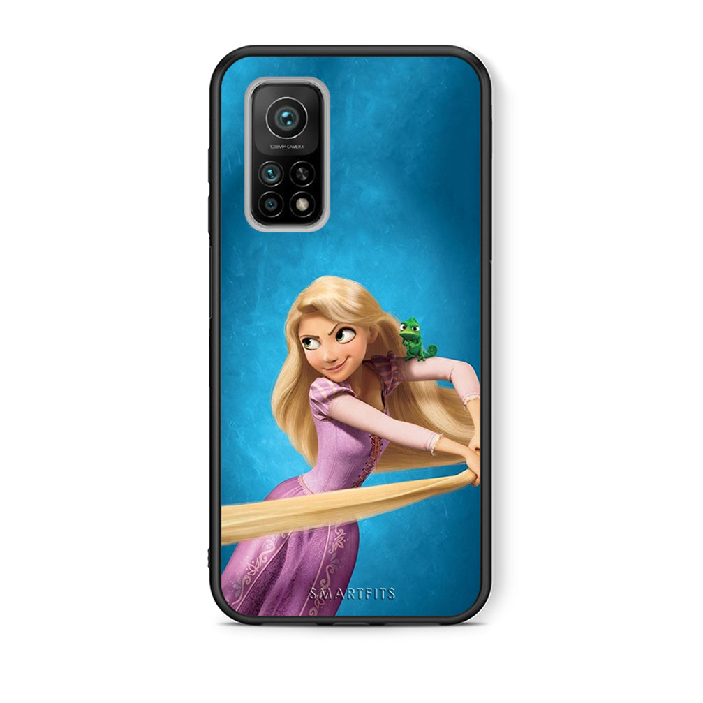 Θήκη Αγίου Βαλεντίνου Xiaomi Mi 10T / 10T Pro Tangled 2 από τη Smartfits με σχέδιο στο πίσω μέρος και μαύρο περίβλημα | Xiaomi Mi 10T / 10T Pro Tangled 2 case with colorful back and black bezels