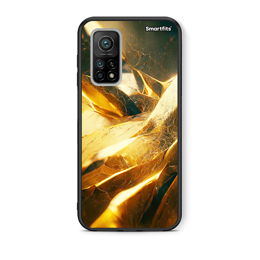 Θήκη Xiaomi Mi 10T/10T Pro Real Gold από τη Smartfits με σχέδιο στο πίσω μέρος και μαύρο περίβλημα | Xiaomi Mi 10T/10T Pro Real Gold case with colorful back and black bezels