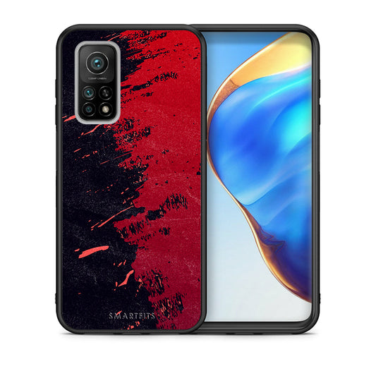 Θήκη Αγίου Βαλεντίνου Xiaomi Mi 10T / 10T Pro Red Paint από τη Smartfits με σχέδιο στο πίσω μέρος και μαύρο περίβλημα | Xiaomi Mi 10T / 10T Pro Red Paint case with colorful back and black bezels