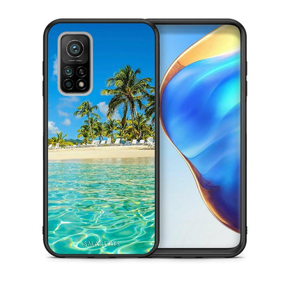 Θήκη Xiaomi Mi 10T / 10T Pro Tropical Vibes από τη Smartfits με σχέδιο στο πίσω μέρος και μαύρο περίβλημα | Xiaomi Mi 10T / 10T Pro Tropical Vibes case with colorful back and black bezels