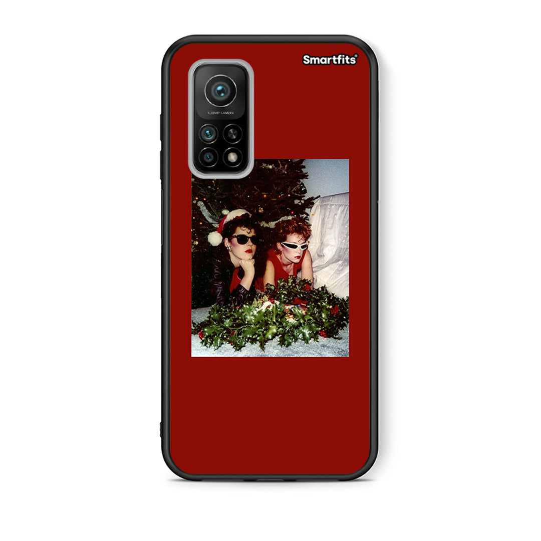 Θήκη Xiaomi Mi 10T/10T Pro Waiting For Xmas από τη Smartfits με σχέδιο στο πίσω μέρος και μαύρο περίβλημα | Xiaomi Mi 10T/10T Pro Waiting For Xmas case with colorful back and black bezels
