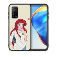 Thumbnail for Θήκη Xiaomi Mi 10T / 10T Pro Walking Mermaid από τη Smartfits με σχέδιο στο πίσω μέρος και μαύρο περίβλημα | Xiaomi Mi 10T / 10T Pro Walking Mermaid case with colorful back and black bezels