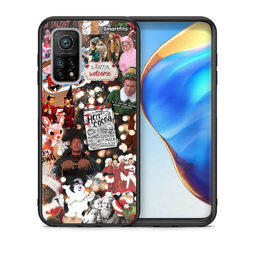 Θήκη Xiaomi Mi 10T/10T Pro Xmas Movies από τη Smartfits με σχέδιο στο πίσω μέρος και μαύρο περίβλημα | Xiaomi Mi 10T/10T Pro Xmas Movies case with colorful back and black bezels