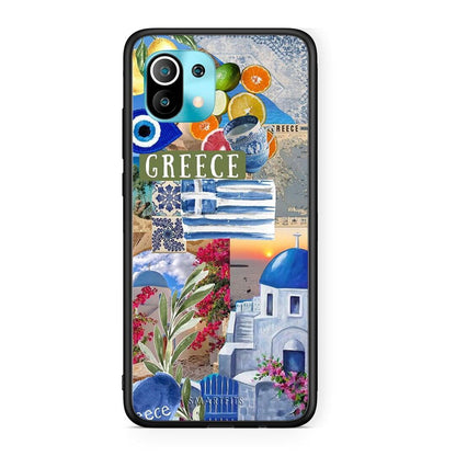 Xiaomi Mi 11 All Greek Θήκη από τη Smartfits με σχέδιο στο πίσω μέρος και μαύρο περίβλημα | Smartphone case with colorful back and black bezels by Smartfits