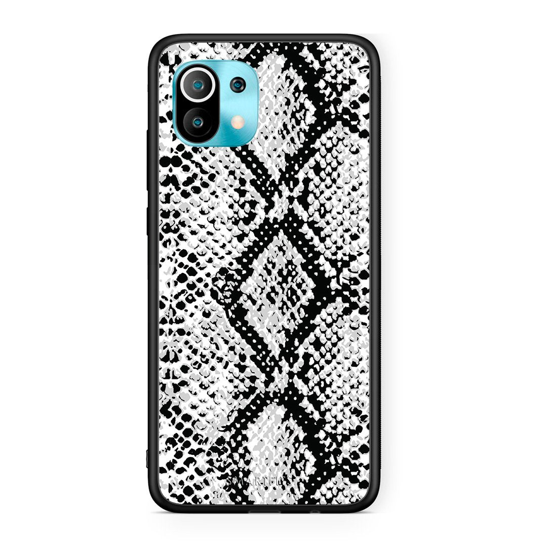 24 - Xiaomi Mi 11 White Snake Animal case, cover, bumper