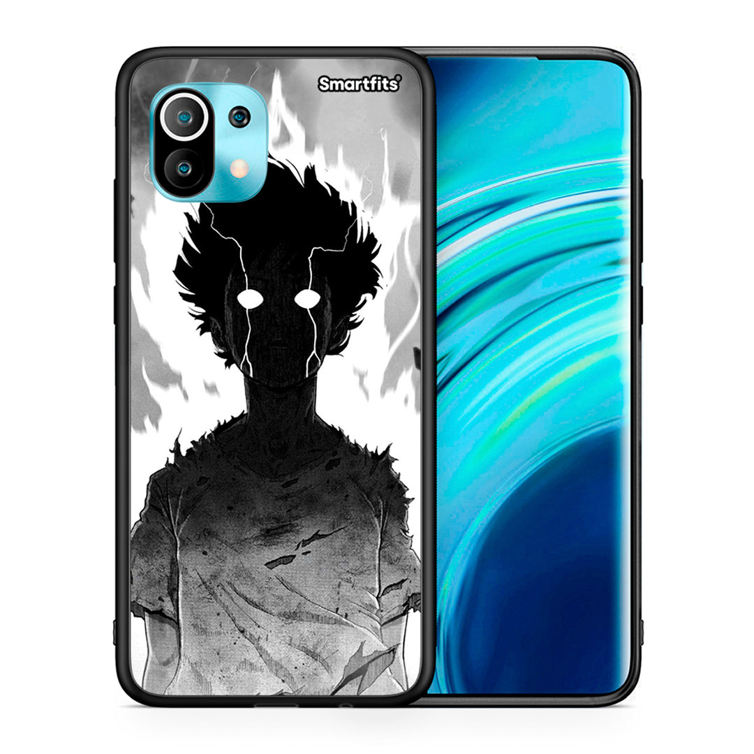 Θήκη Xiaomi Mi 11 Anime Boy από τη Smartfits με σχέδιο στο πίσω μέρος και μαύρο περίβλημα | Xiaomi Mi 11 Anime Boy case with colorful back and black bezels