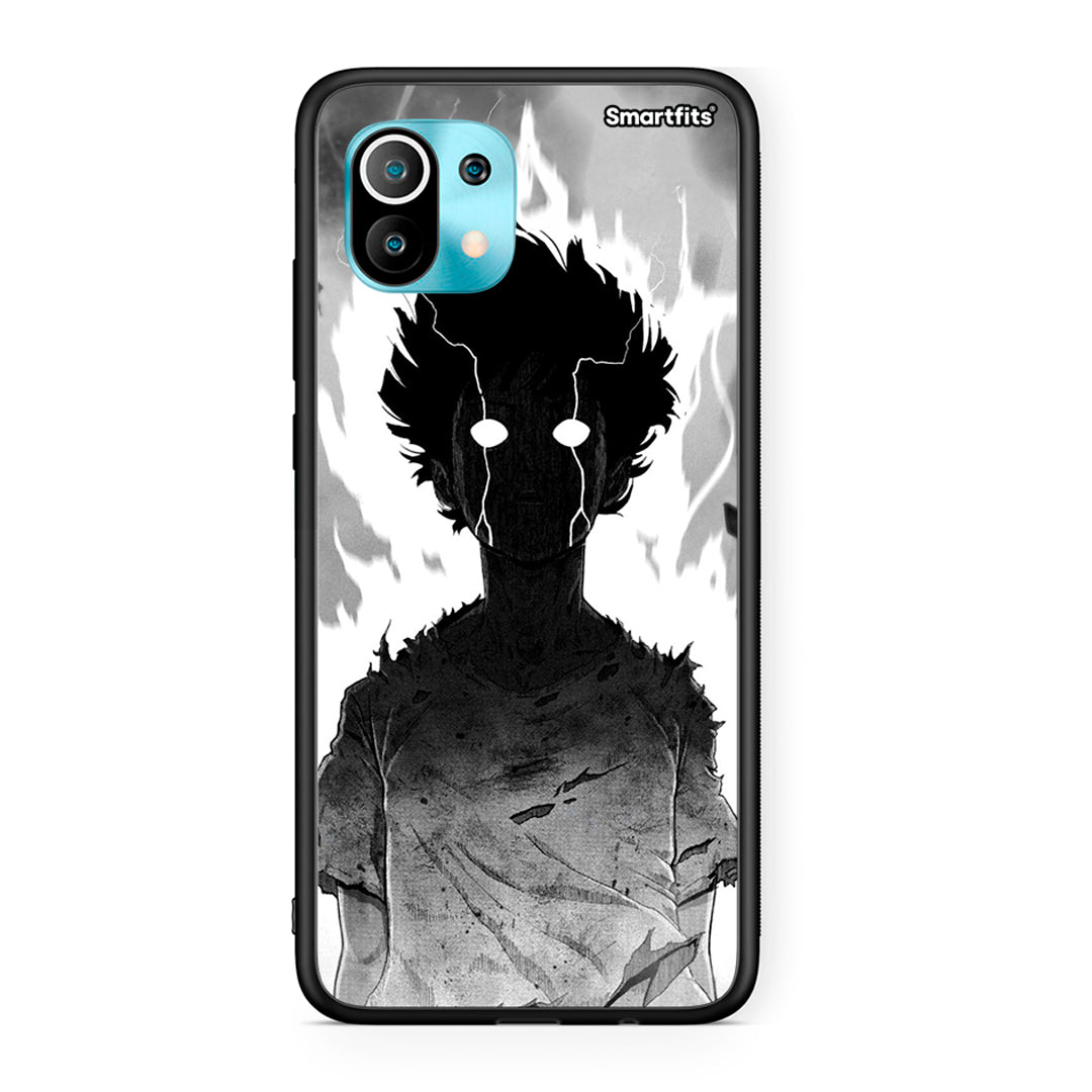 Xiaomi Mi 11 Anime Boy Θήκη από τη Smartfits με σχέδιο στο πίσω μέρος και μαύρο περίβλημα | Smartphone case with colorful back and black bezels by Smartfits