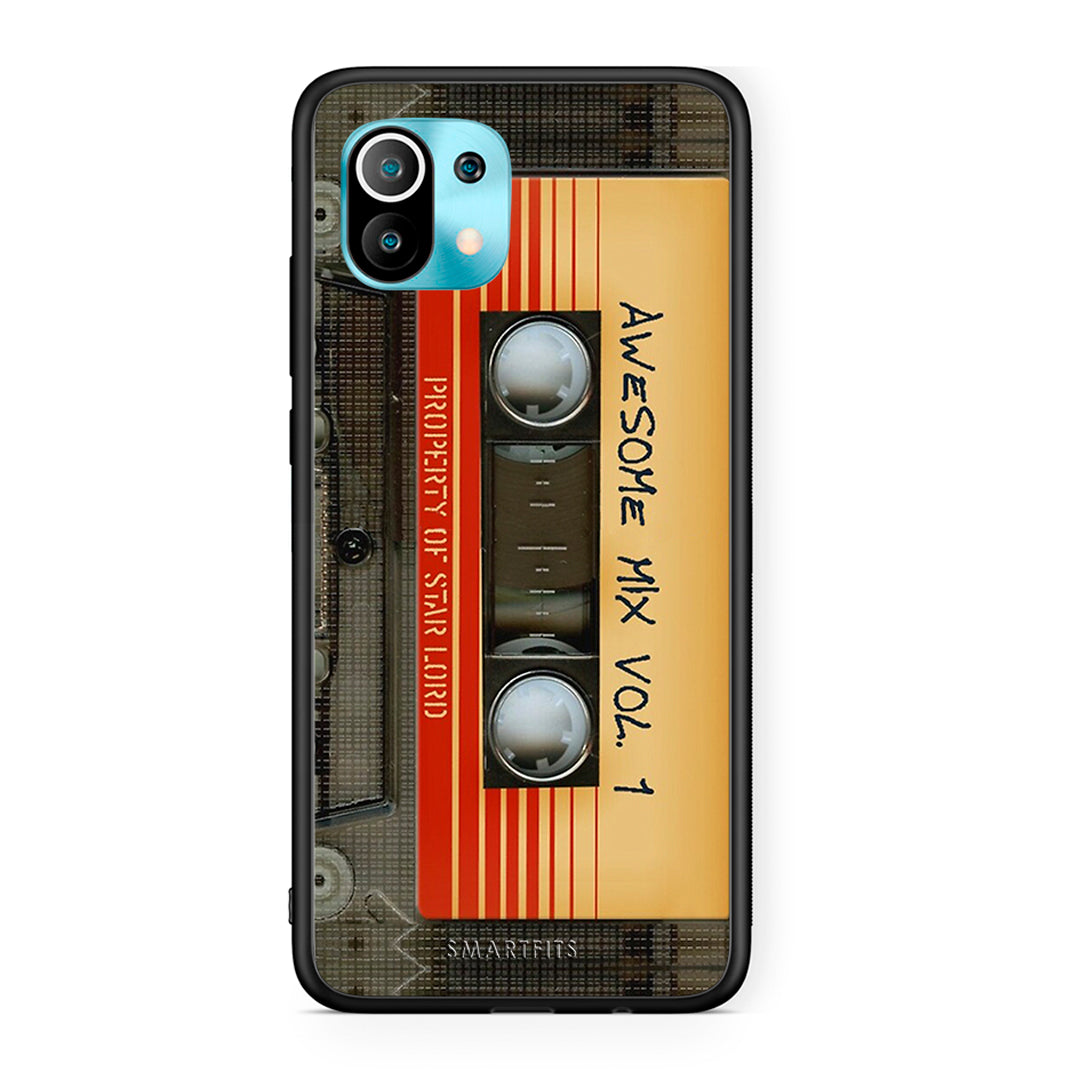 Xiaomi Mi 11 Awesome Mix θήκη από τη Smartfits με σχέδιο στο πίσω μέρος και μαύρο περίβλημα | Smartphone case with colorful back and black bezels by Smartfits