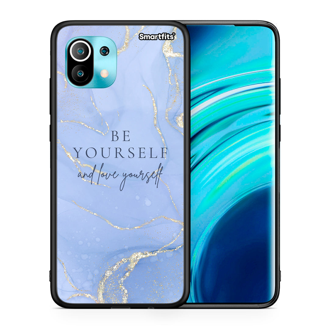 Θήκη Xiaomi Mi 11 Be Yourself από τη Smartfits με σχέδιο στο πίσω μέρος και μαύρο περίβλημα | Xiaomi Mi 11 Be Yourself case with colorful back and black bezels