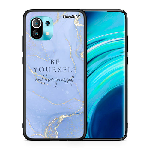Θήκη Xiaomi Mi 11 Be Yourself από τη Smartfits με σχέδιο στο πίσω μέρος και μαύρο περίβλημα | Xiaomi Mi 11 Be Yourself case with colorful back and black bezels