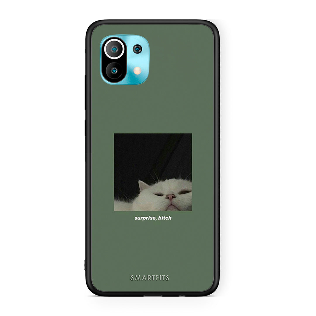 Xiaomi Mi 11 Bitch Surprise θήκη από τη Smartfits με σχέδιο στο πίσω μέρος και μαύρο περίβλημα | Smartphone case with colorful back and black bezels by Smartfits