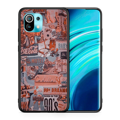 Θήκη Xiaomi Mi 11 Born In 90s από τη Smartfits με σχέδιο στο πίσω μέρος και μαύρο περίβλημα | Xiaomi Mi 11 Born In 90s case with colorful back and black bezels