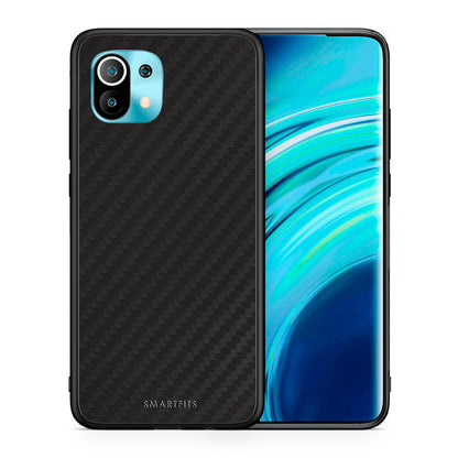 Θήκη Xiaomi Mi 11 Carbon Black από τη Smartfits με σχέδιο στο πίσω μέρος και μαύρο περίβλημα | Xiaomi Mi 11 Carbon Black case with colorful back and black bezels