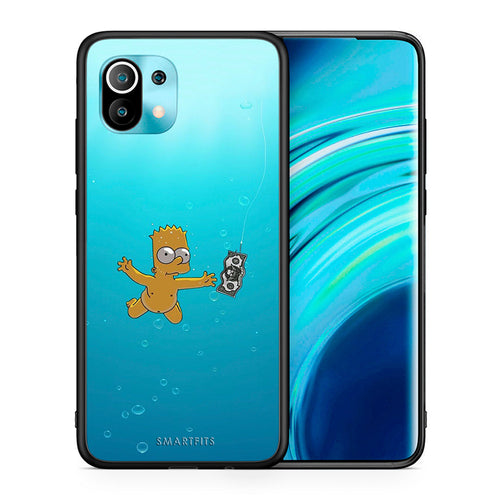 Θήκη Xiaomi Mi 11 Chasing Money από τη Smartfits με σχέδιο στο πίσω μέρος και μαύρο περίβλημα | Xiaomi Mi 11 Chasing Money case with colorful back and black bezels
