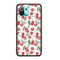 Thumbnail for Xiaomi Mi 11 Cherry Summer θήκη από τη Smartfits με σχέδιο στο πίσω μέρος και μαύρο περίβλημα | Smartphone case with colorful back and black bezels by Smartfits