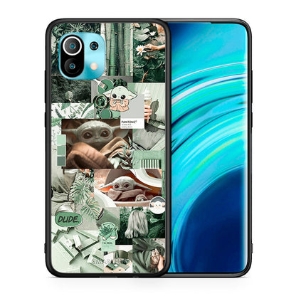 Θήκη Αγίου Βαλεντίνου Xiaomi Mi 11 Collage Dude από τη Smartfits με σχέδιο στο πίσω μέρος και μαύρο περίβλημα | Xiaomi Mi 11 Collage Dude case with colorful back and black bezels