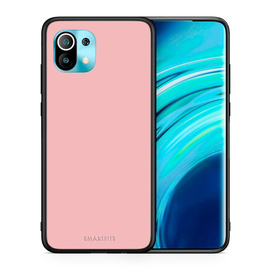 Θήκη Xiaomi Mi 11 Nude Color από τη Smartfits με σχέδιο στο πίσω μέρος και μαύρο περίβλημα | Xiaomi Mi 11 Nude Color case with colorful back and black bezels
