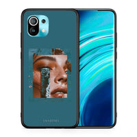 Thumbnail for Θήκη Xiaomi Mi 11 Cry An Ocean από τη Smartfits με σχέδιο στο πίσω μέρος και μαύρο περίβλημα | Xiaomi Mi 11 Cry An Ocean case with colorful back and black bezels