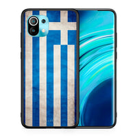 Thumbnail for Θήκη Xiaomi Mi 11 Greek Flag από τη Smartfits με σχέδιο στο πίσω μέρος και μαύρο περίβλημα | Xiaomi Mi 11 Greek Flag case with colorful back and black bezels